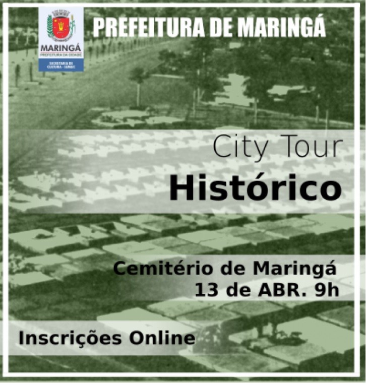 City Tour fará passeio pelo cemitério nesse sábado (13)