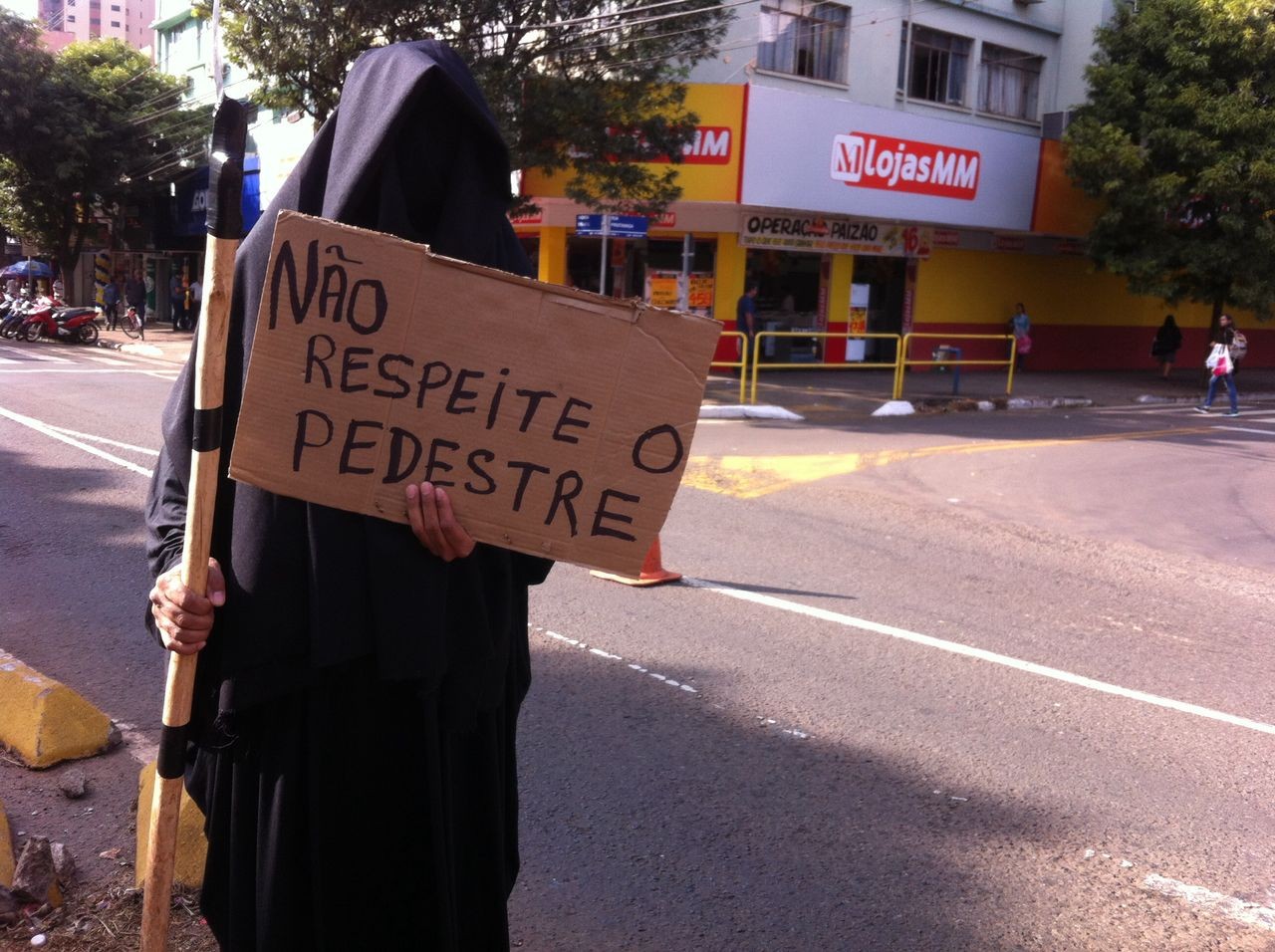 Sete pedestres foram atropelados e mortos no primeiro semestre deste ano em Maringá