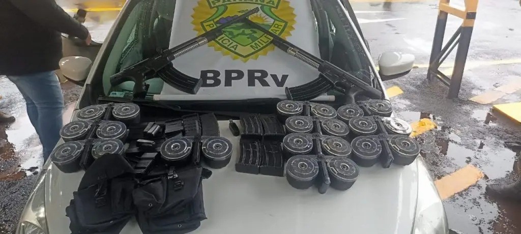 Homem é preso com grande carregamento para fuzil em Maringá