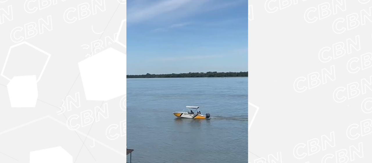 Bombeiros fazem buscas por homem desaparecido no Rio Paraná