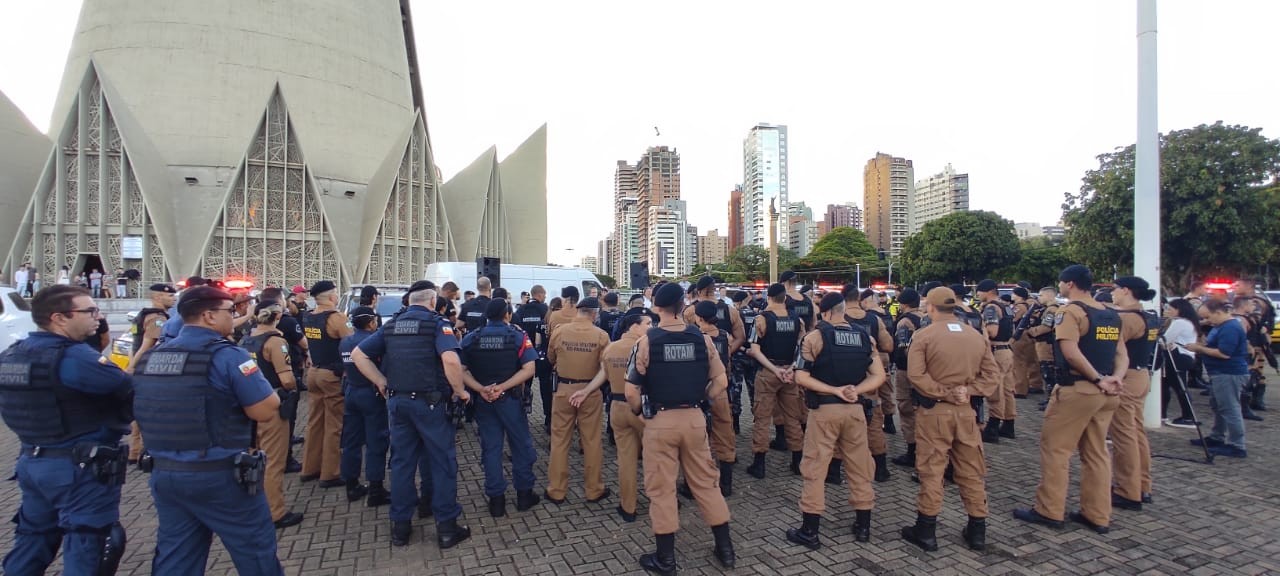 Forças de segurança iniciam trabalho de fiscalização em Maringá e cidades da região