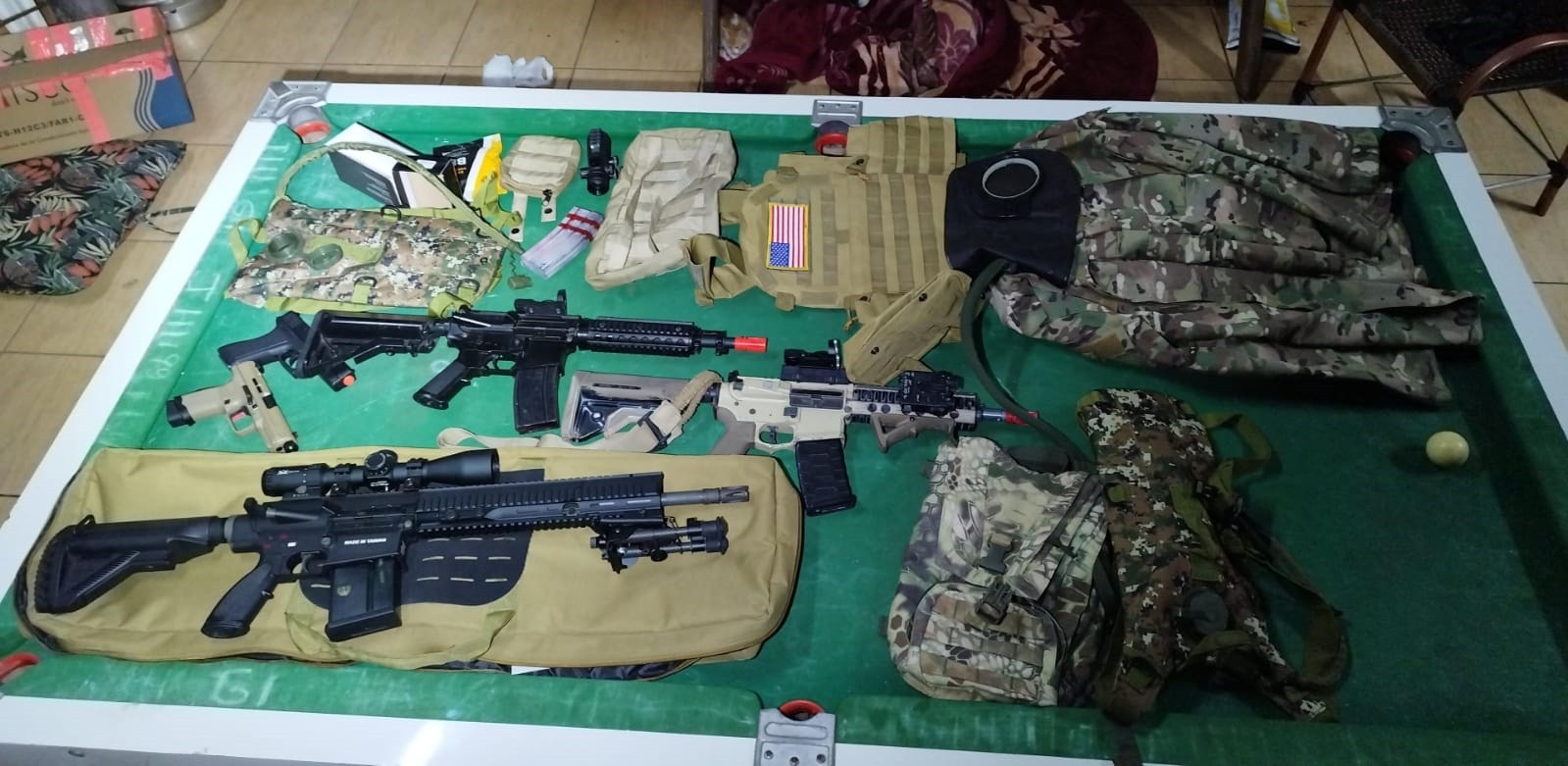 Chácara utilizada por quadrilha é descoberta pela polícia, em Umuarama