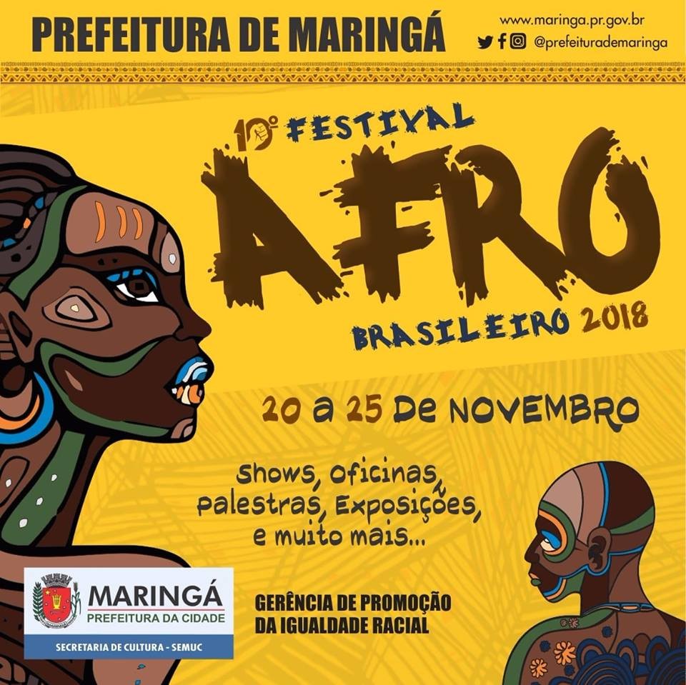 Festival Afro-Brasileiro terá mais de 30 atividades este ano