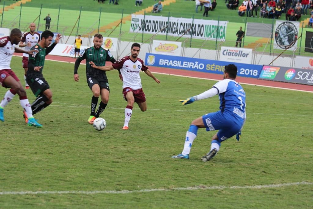 Maringá e Caxias empatam. Placar neste domingo (3) ficou 1×1