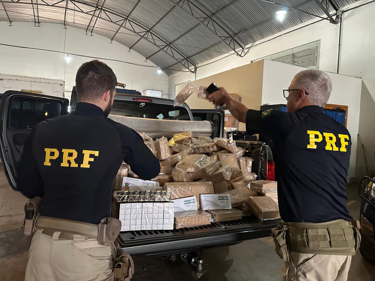 PRF apreende grande quantidade de anabolizantes e medicamentos