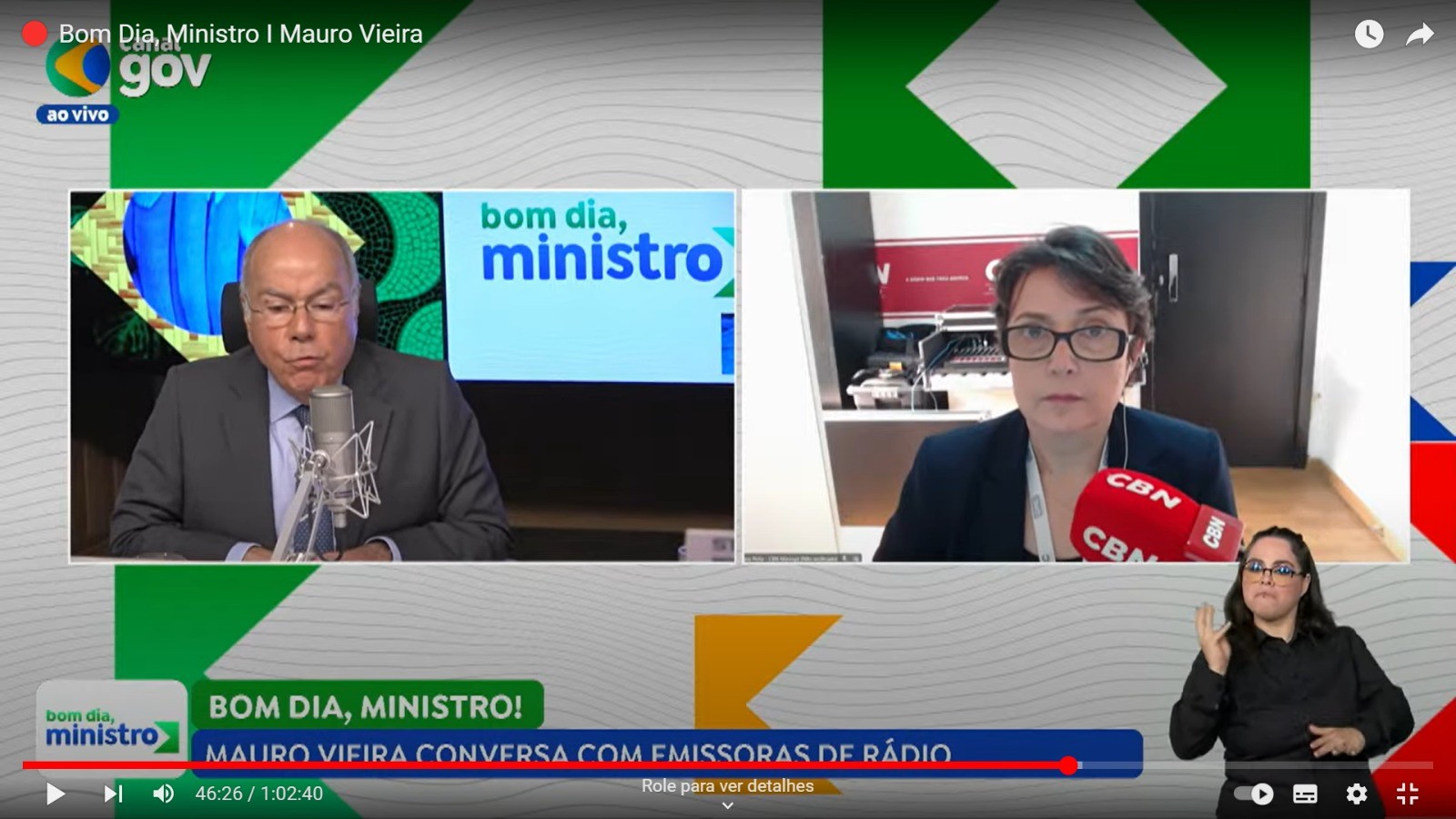 “Esforço é por uma solução pacífica, rezando para que não haja armas deste tipo”, diz ministro das Relações Exteriores sobre conflito no Oriente Médio