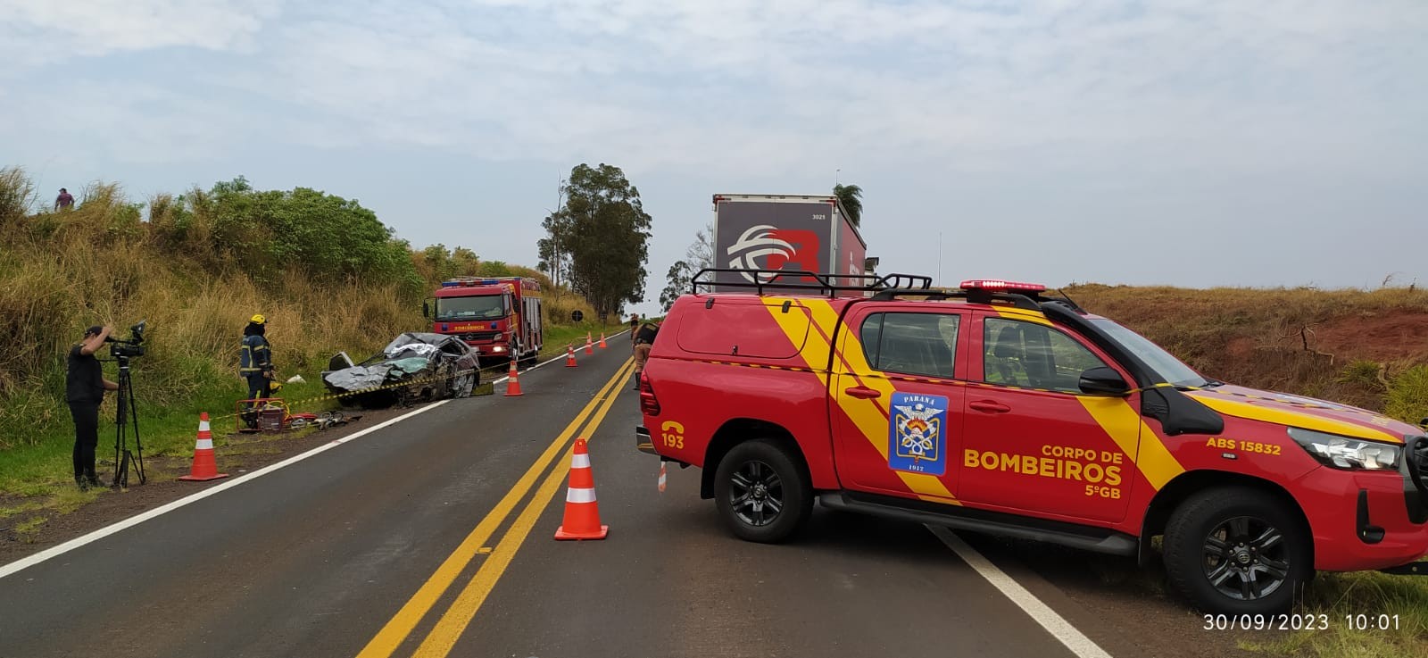 Acidente mata homem de 38 anos na PR-317