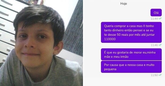 Vaquinha arrecada mais de R$ 225 mil para menino que tentou comprar casa na OLX