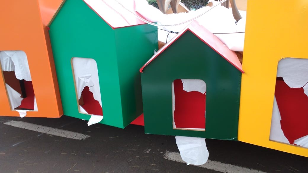 Decoração natalina continua sendo furtada