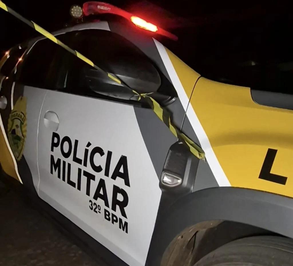 Câmera de segurança registra momento em que homem é morto a tiros em Marialva