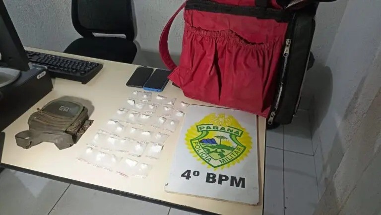 Traficantes que se passavam por ‘entregadores de app’ são presos em Maringá