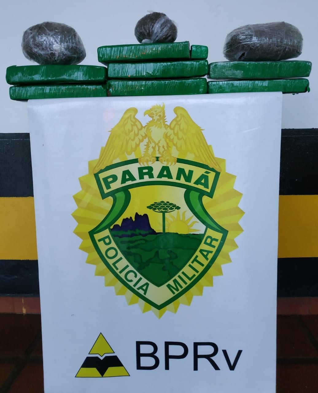 ‘Supermaconha´ que viria para Maringá é apreendida pela PRE