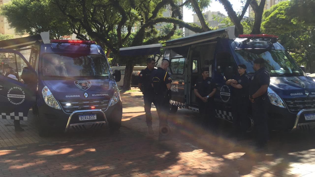 Módulos móveis da Guarda Municipal estão em funcionamento em Maringá