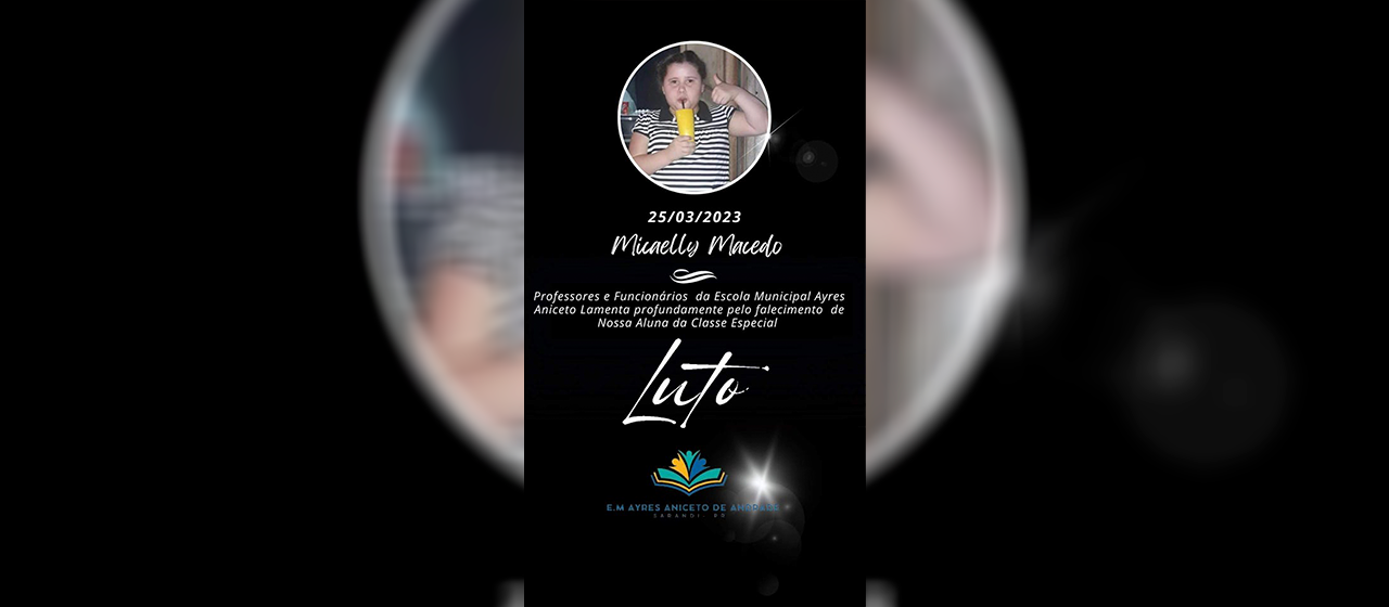 Menina atropelada por motorista embriagado será sepultada nesta segunda-feira (17)