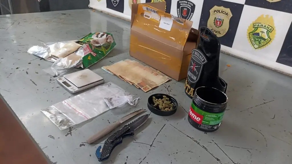 Rapaz é preso em Maringá com droga 70 vezes mais forte que a cannabis pura