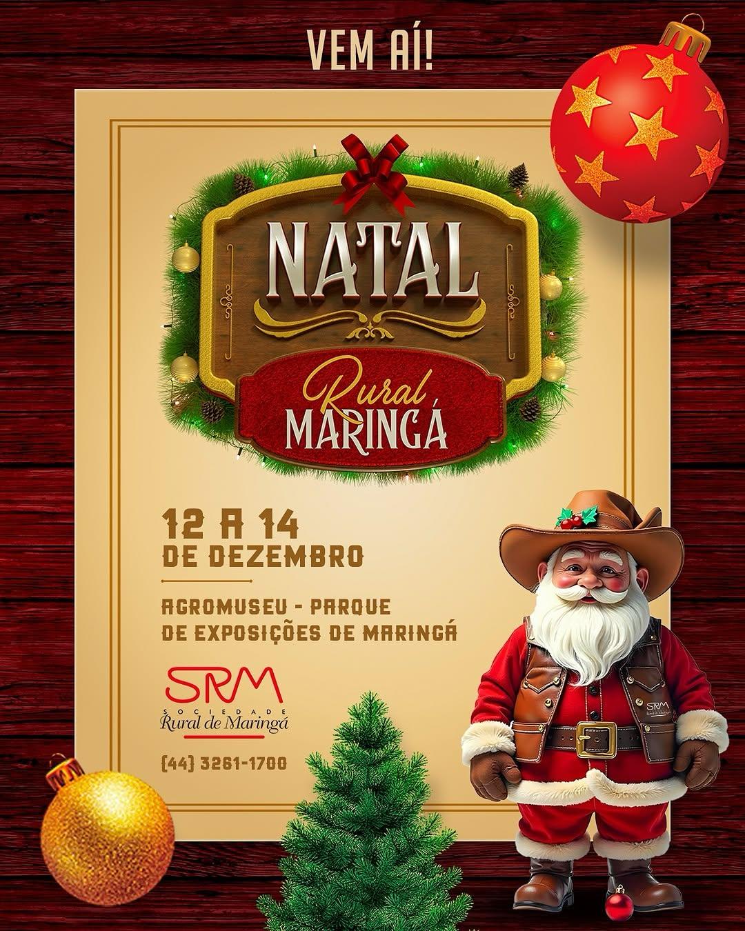 1º Natal Rural começa nesta quinta-feira (12) na SRM