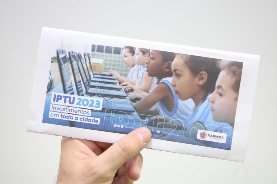 Maringá já arrecadou 70% do valor estimado do IPTU 2023