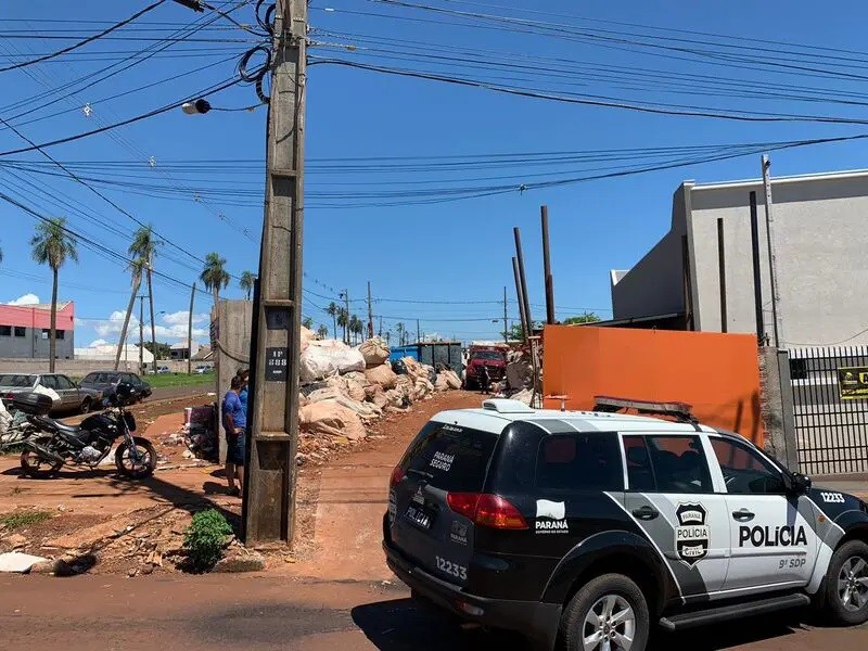 Polícia Civil realiza operação em ferros-velhos de Maringá nesta sexta