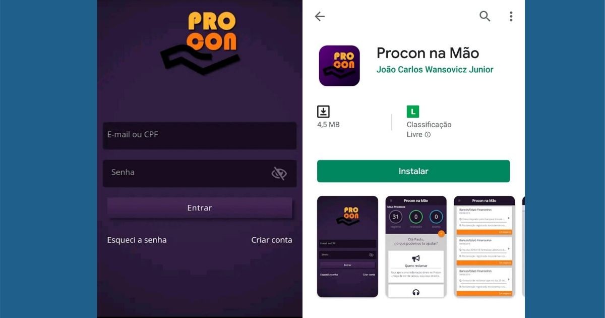 Usuário pode acionar Procon de Maringá por meio de aplicativo