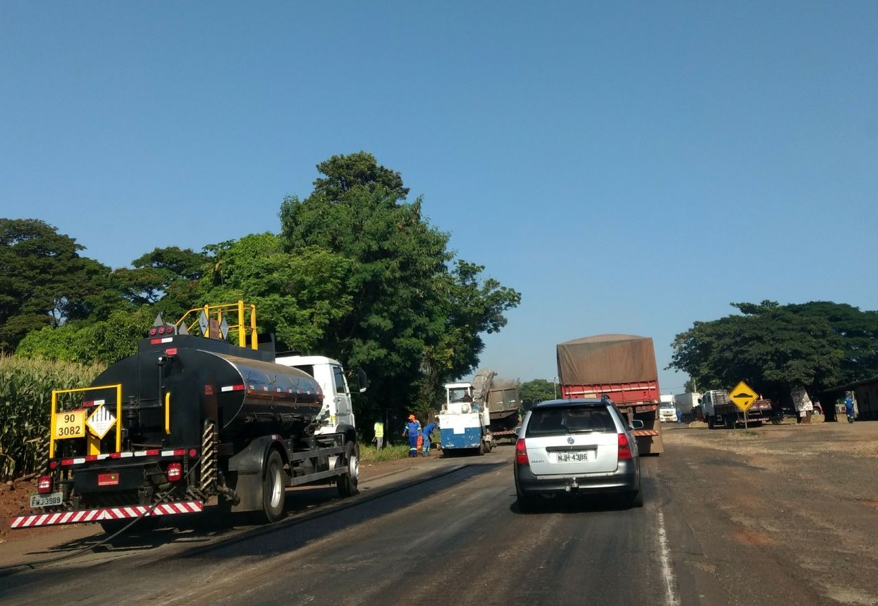 Na véspera do feriado, obras deixam trânsito mais lento