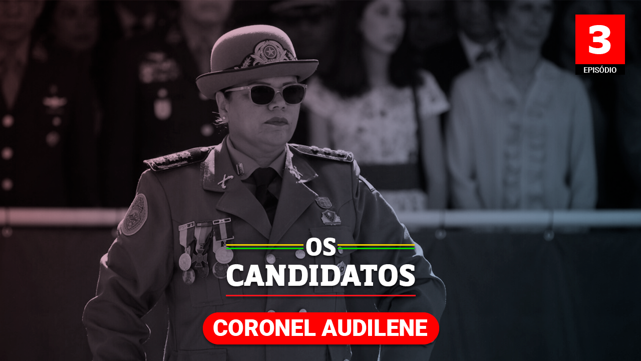 Quem é a candidata Coronel Audilene e quais são suas propostas?