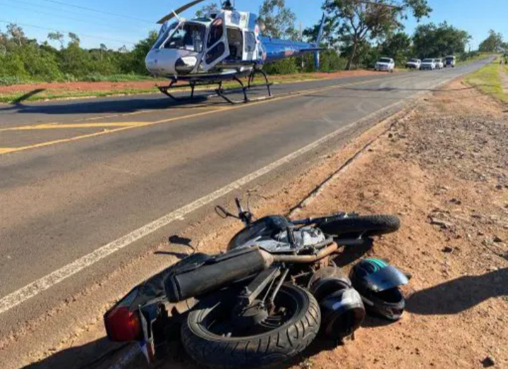 Motociclista fica em estado gravíssimo em acidente na PR-542