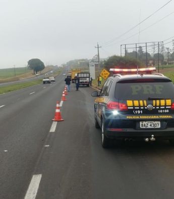 Ciclista morre após ser atropelado na BR-376