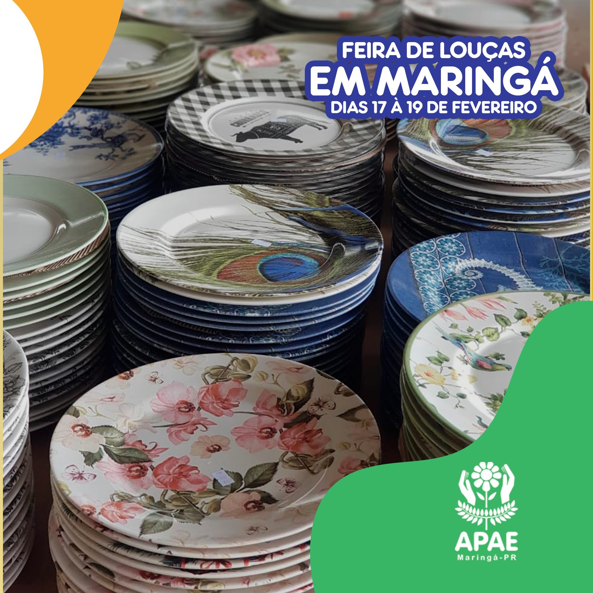 Apae Maringá realiza Feira de Louças