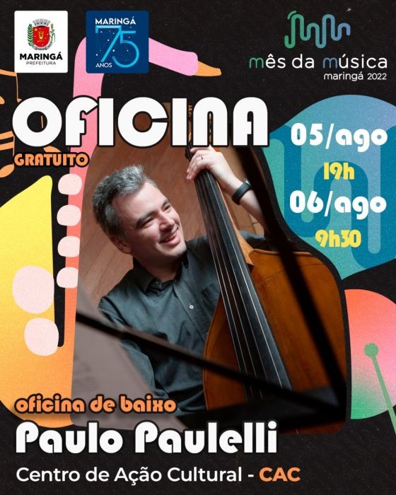 Oficinas do ‘Mês da Música’ começam nesta sexta-feira (5)