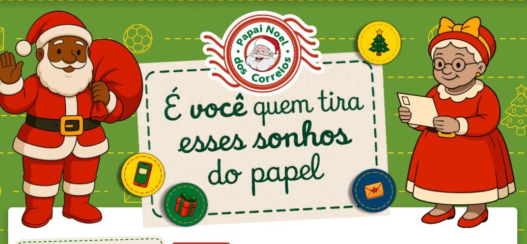 Campanha dos Correios arrecada presentes para crianças de Rio Bonito