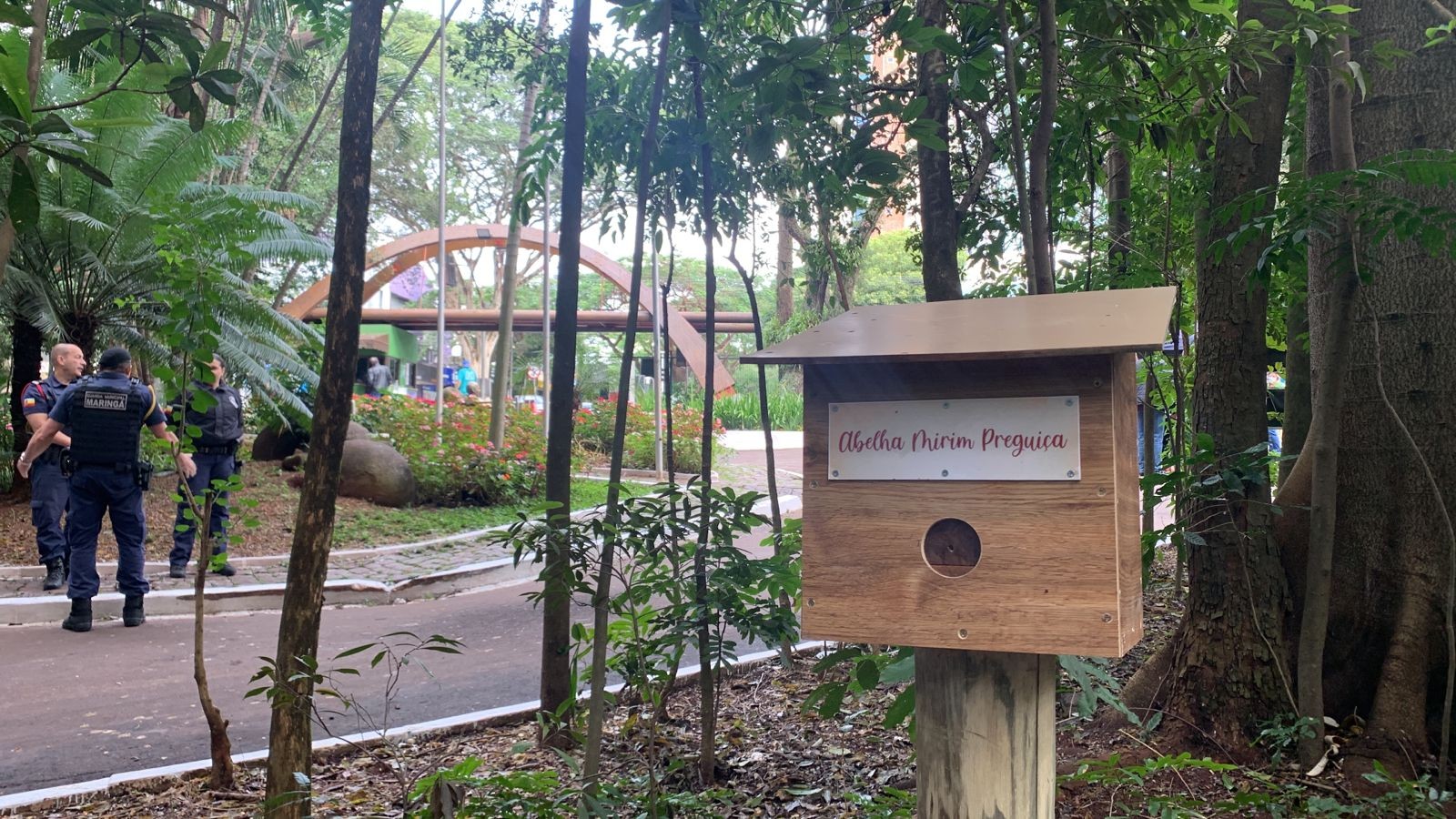 Projeto Poliniza Paraná instala colmeias no Parque do Ingá