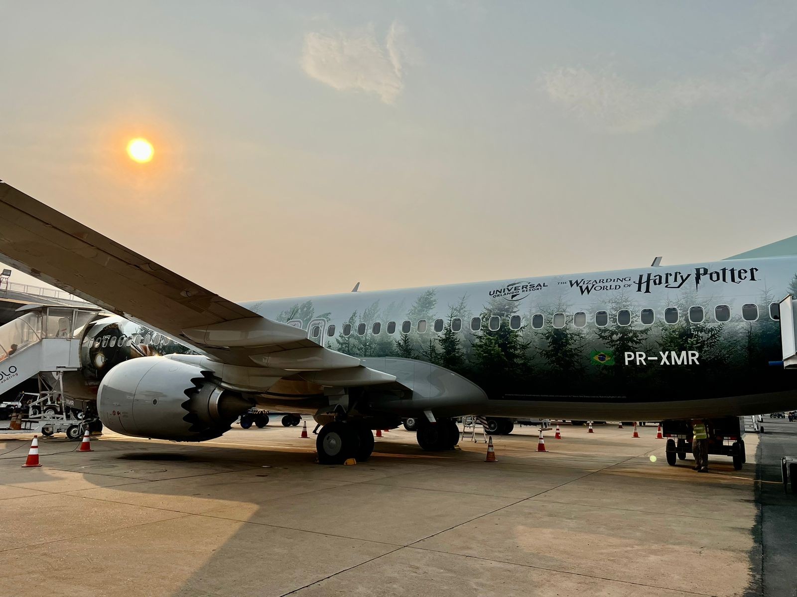 Avião do ‘Harry Potter’ pousa em Maringá