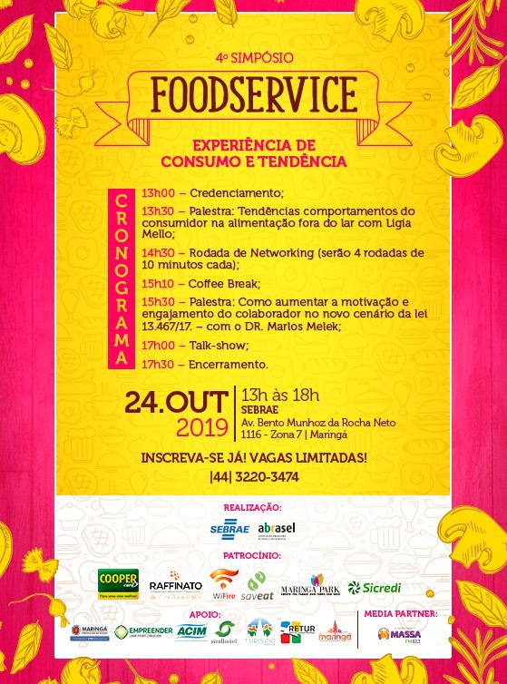 Simpósio discute cenário de microempresas do setor de alimentação