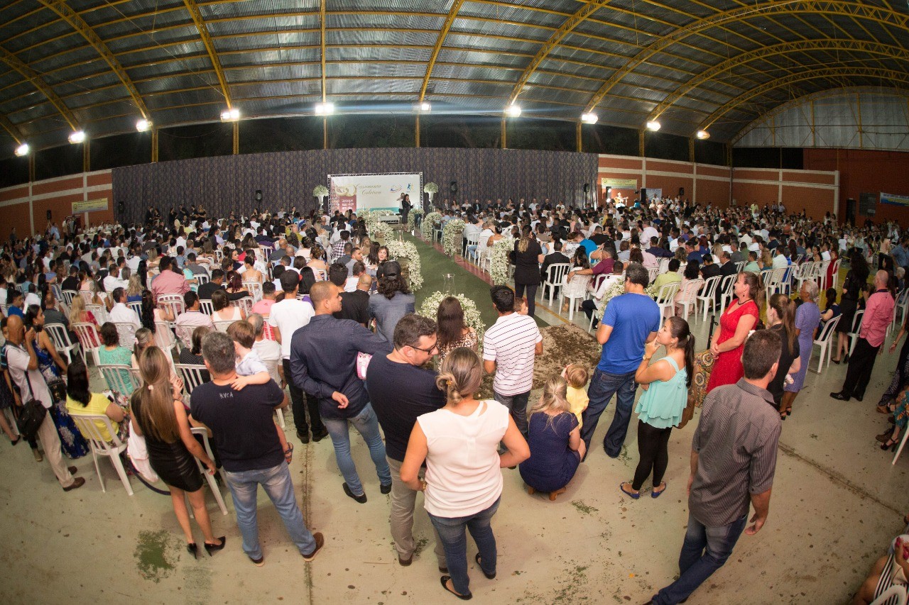 Inscrições para casamento coletivo estão abertas