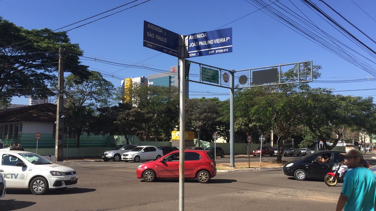 Semob pretende alterar semáforos no cruzamento da São Paulo com a João Paulino