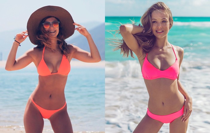 Biquínis neon são tendência no verão 2019