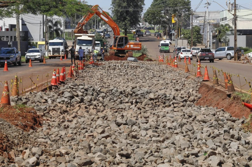 Avenida Morangueira de Maringá terá interdição para segunda fase de obras