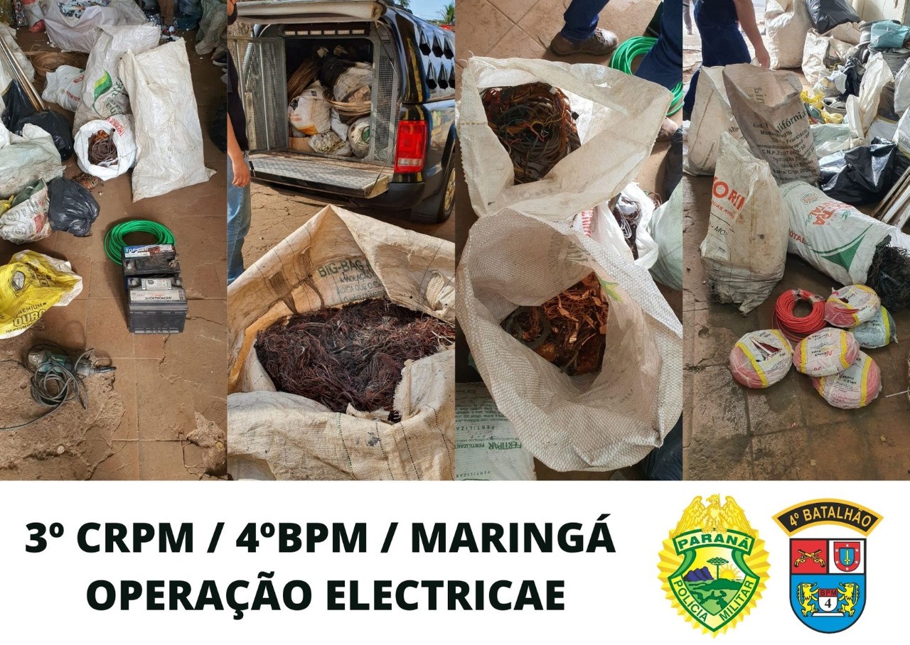 Operação Electricae fiscaliza comercialização ilegal de fios e materiais elétricos