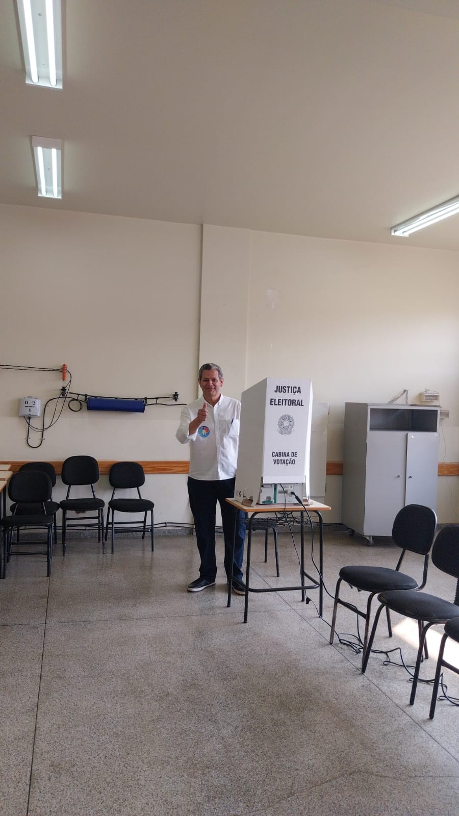 Candidato Silvio Barros (PP) votou no CTM