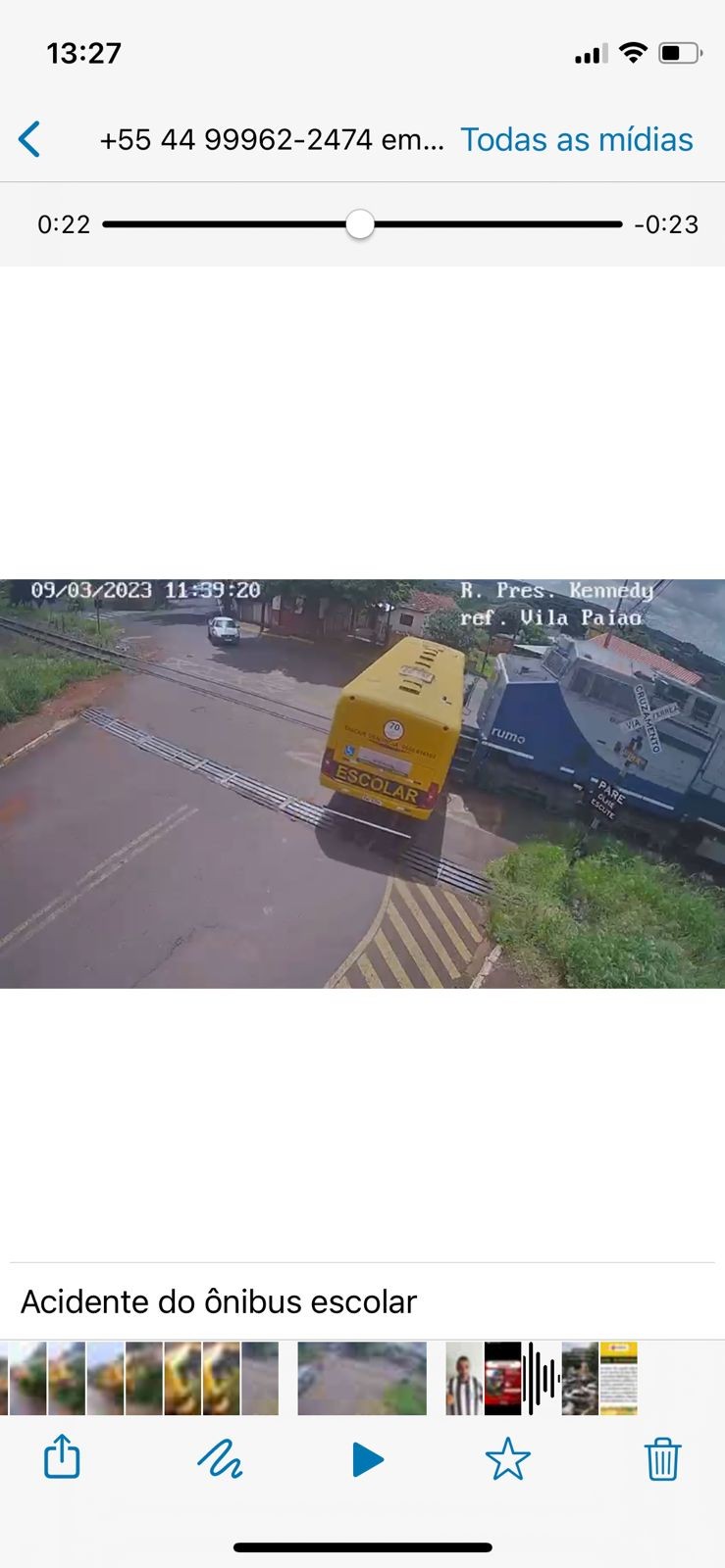 Acidente em Jandaia do Sul: motorista de ônibus estava com a CNH vencida