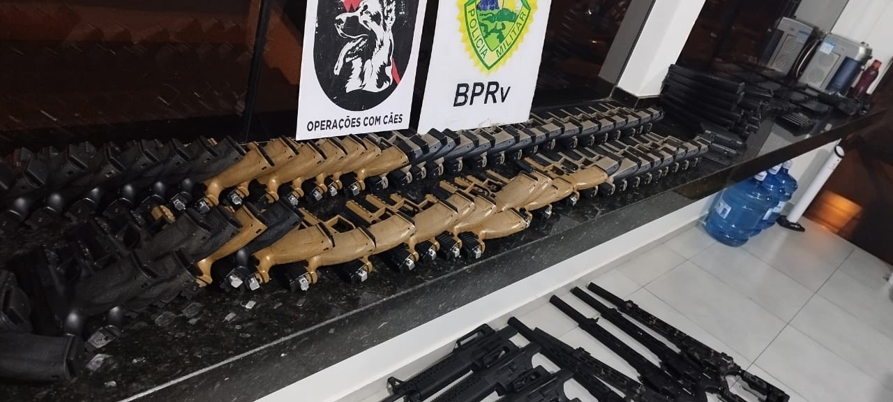 Polícia apreende arsenal escondido em carga de arroz na região