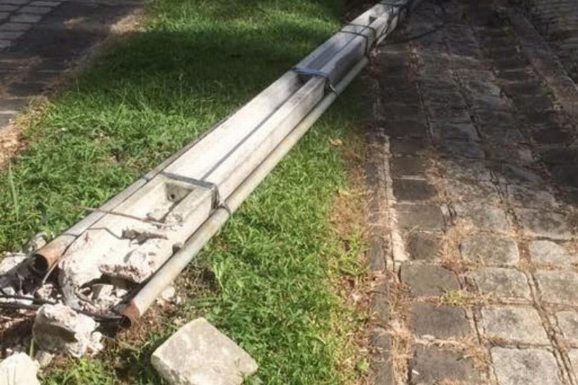 381 postes de energia foram quebrados em Maringá e região em 2018