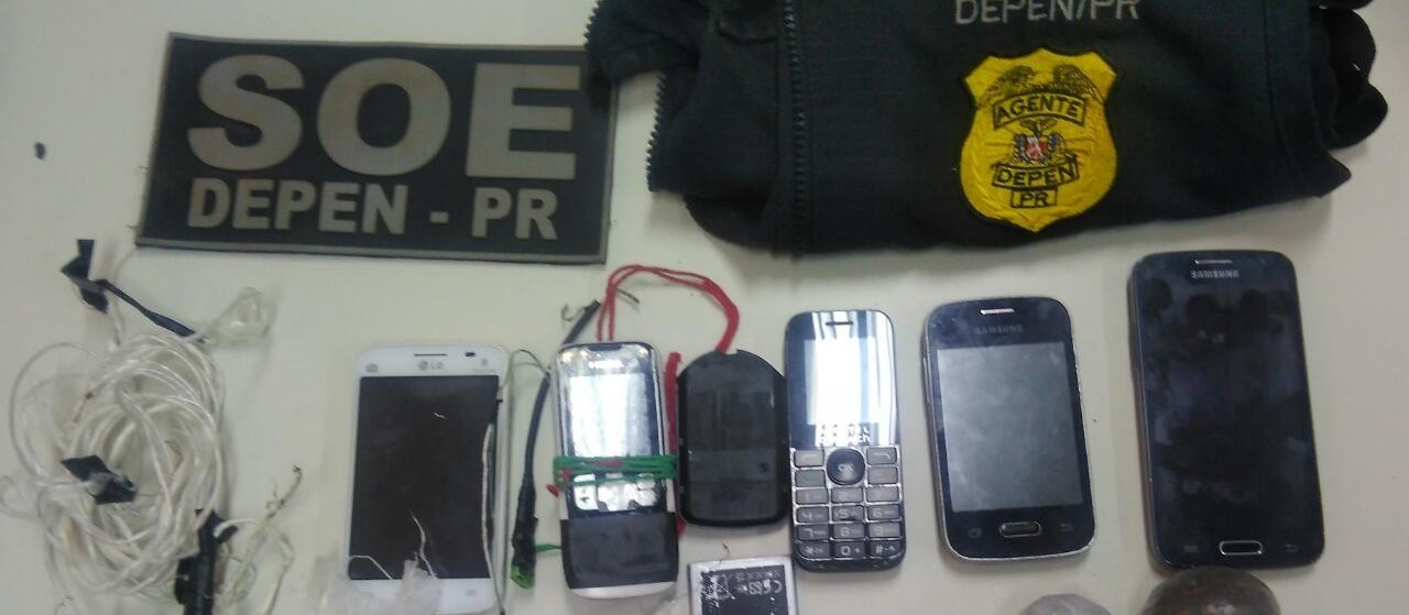 548 celulares foram apreendidos em cadeias do noroeste do Paraná