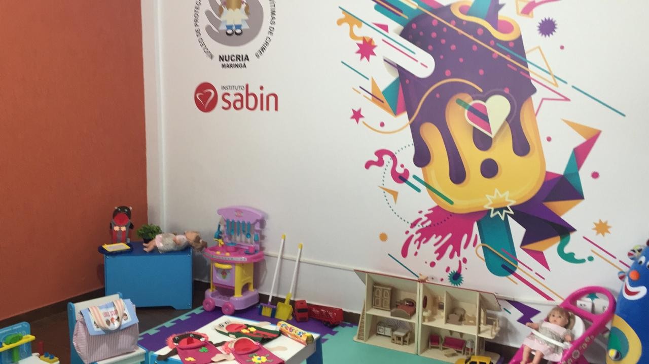 Nucria ganha ludoteca para crianças vítimas de violência