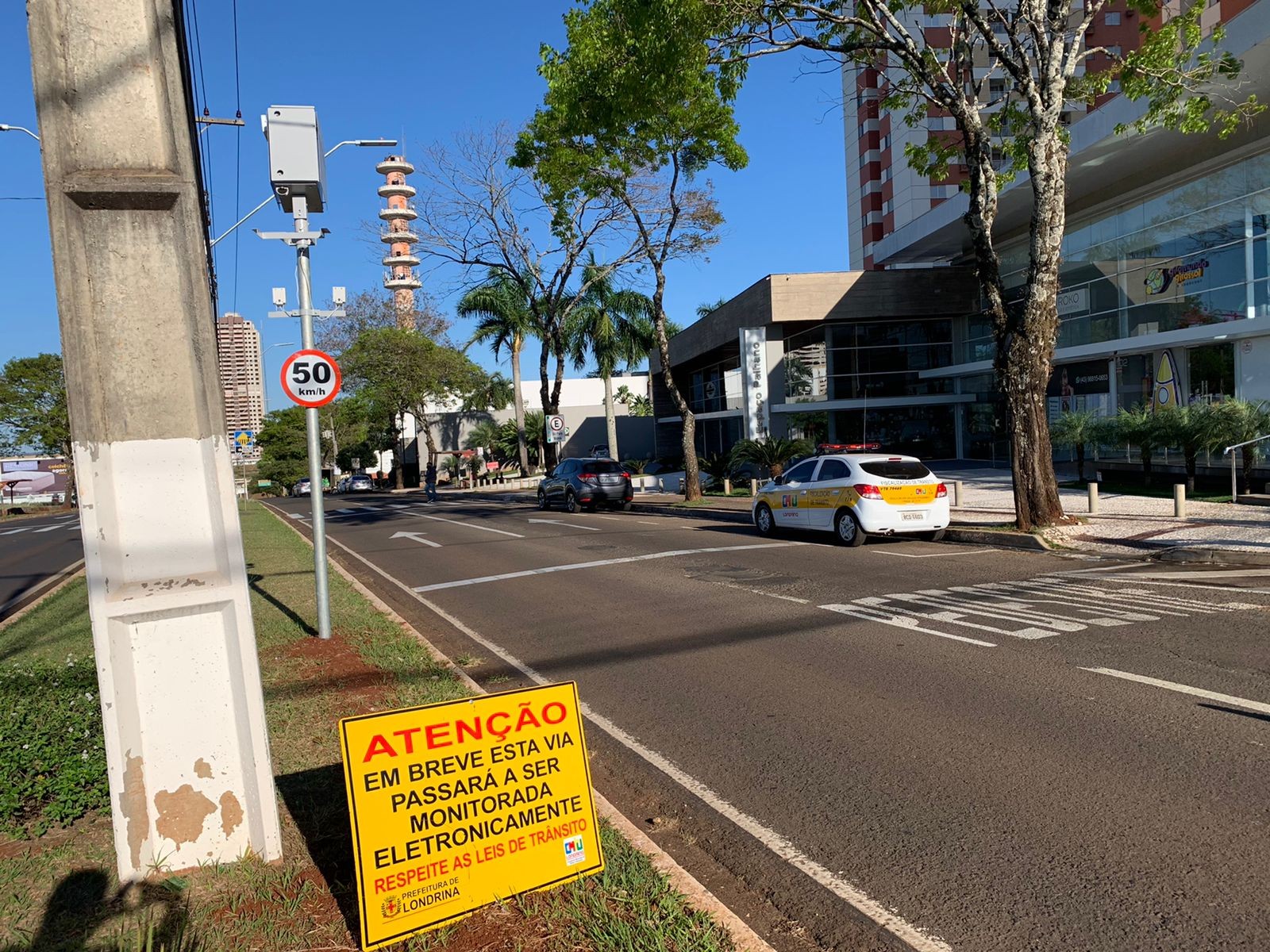 Em Londrina, novos radares começam a fiscalizar motoristas nesta segunda-feira (07)