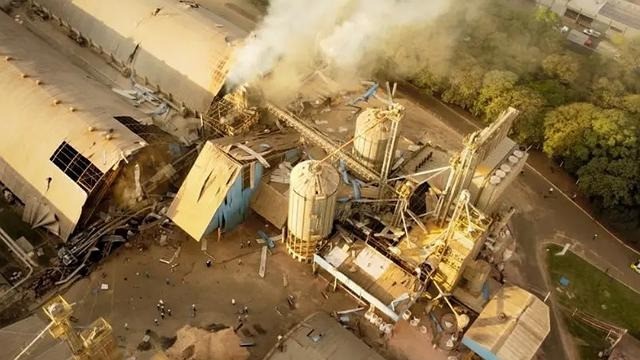 Sobe para sete o número de mortos em explosão de silos de grãos de cooperativa em Palotina