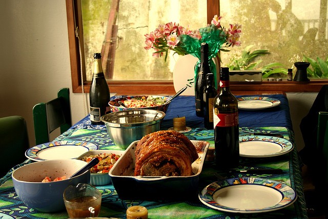 Na ceia de Natal o mais importante é contato com a família e os amigos