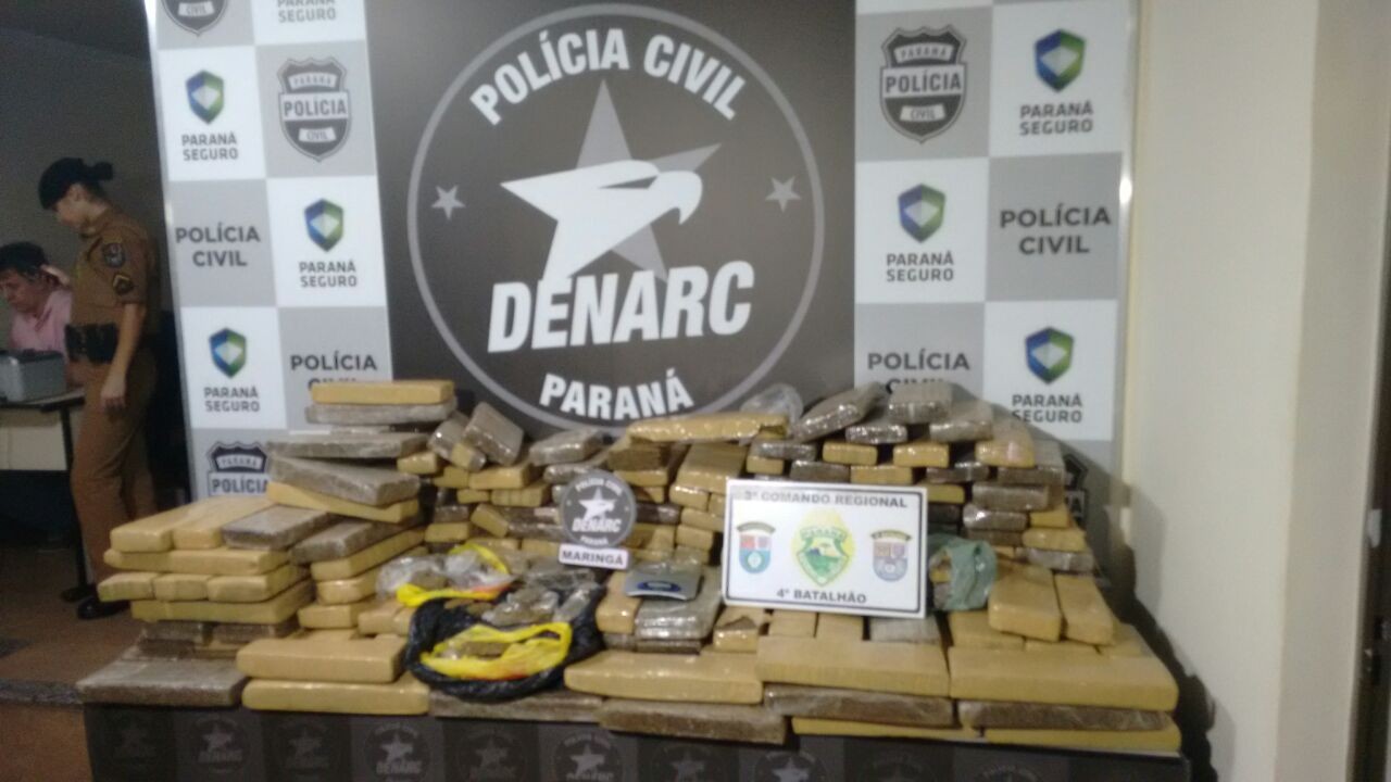 Denarc de Maringá apreende sete toneladas de maconha