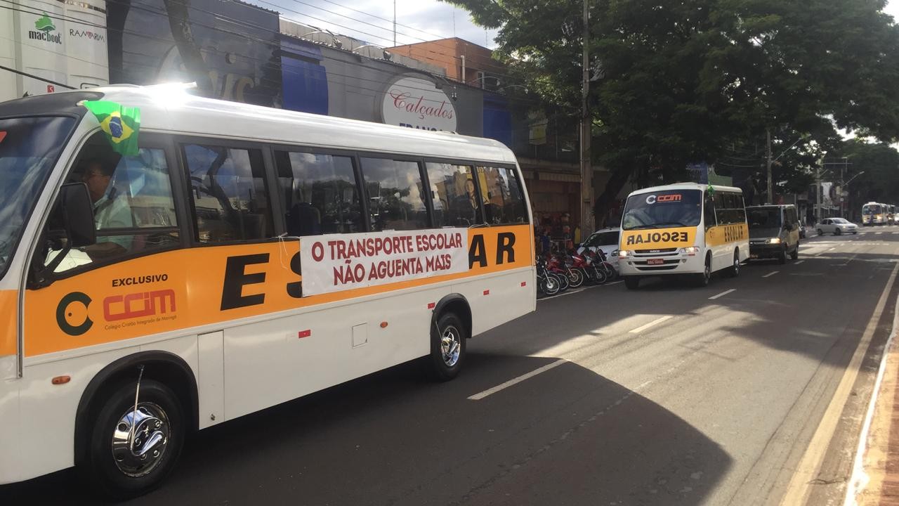Empresas de transporte escolar podem parar a partir de segunda-feira (28)