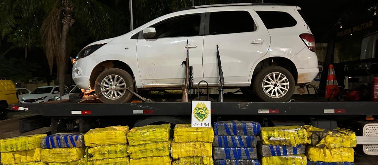 PM e PF apreendem drogas e armas em operação em Loanda